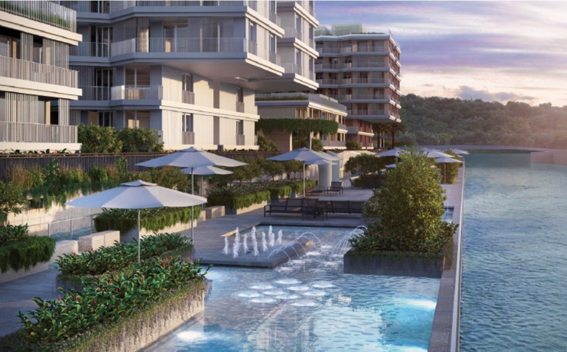 The Reef At Kings Dock Floating Pool facilities