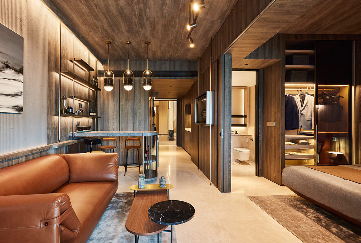The Reef At Kings Dock 1-bedroom show unit